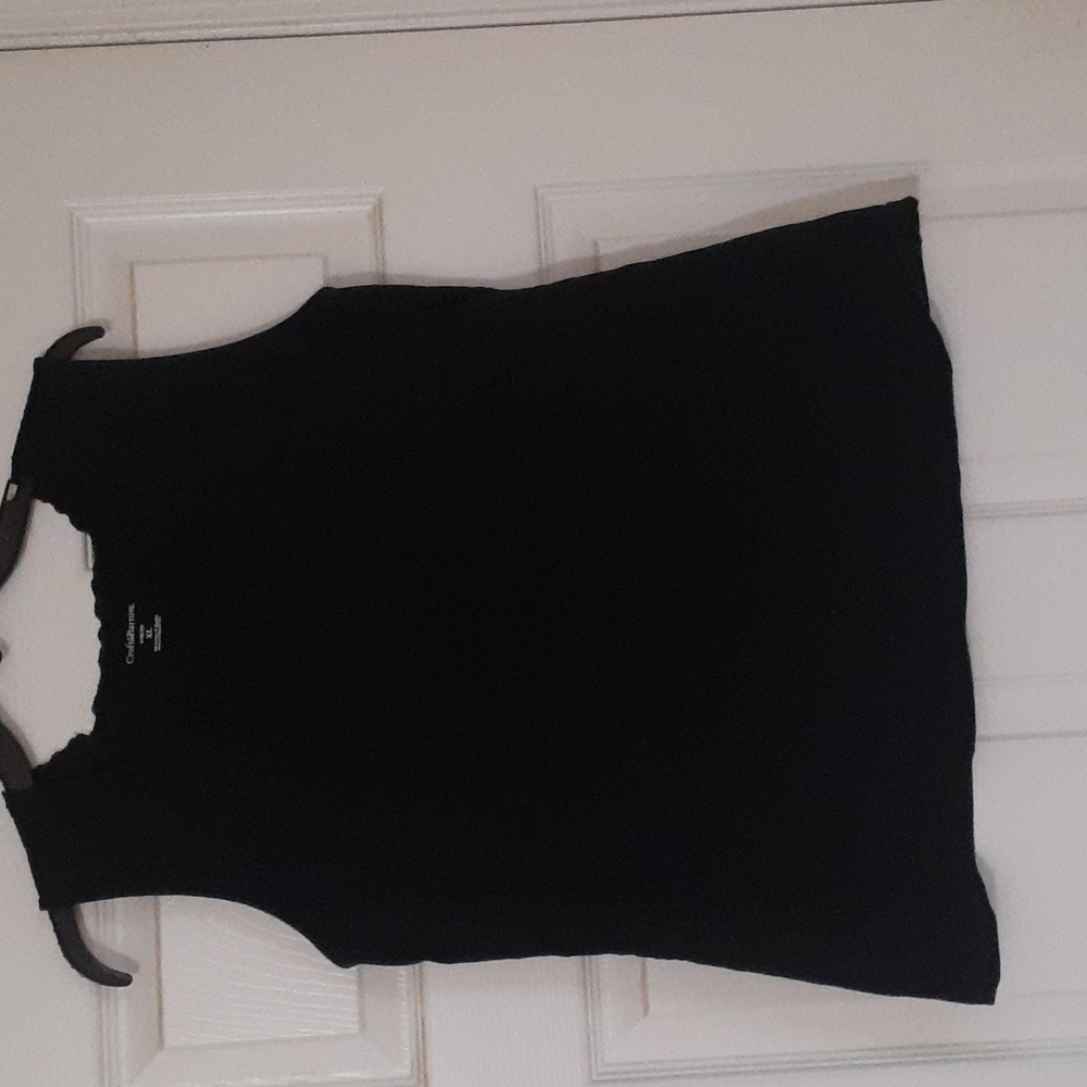 Black tank with lace
